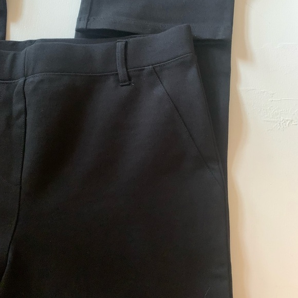 NWT QUINCE ultra stretch Ponte straight leg pant black 👖♥️👖 - Picture 6 of 13